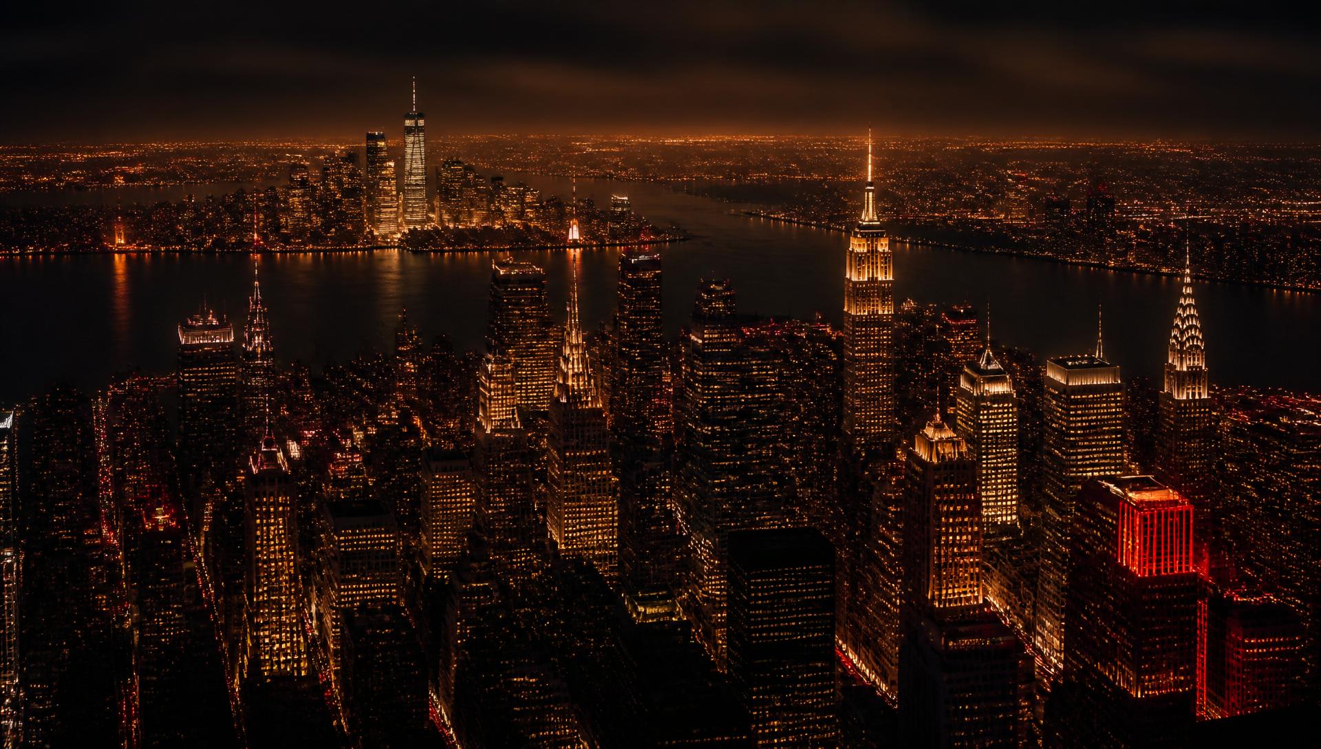 New York City at night